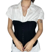 Y2K Corset Style Shirt