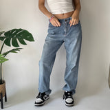 Y2K Embroidered Denim Jeans