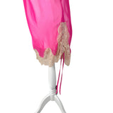 Y2K Pink Mesh Slip Dress