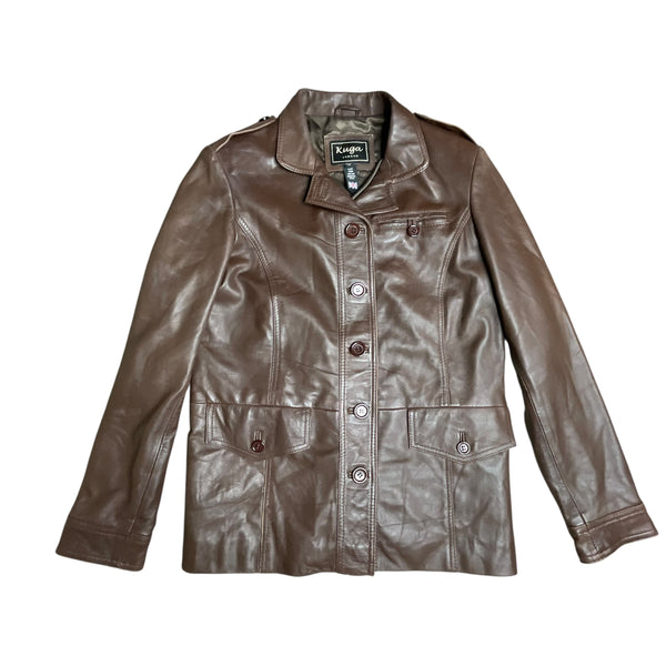 Brown Vintage Leather Jacket