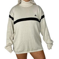 Vintage Adidas High Neck Knitted Jumper