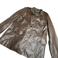 Brown Vintage Leather Jacket