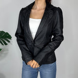 Vintage Leather Blazer