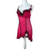 Hot Pink Love Heart BabyDoll