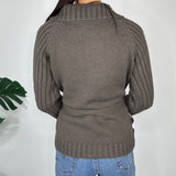 Y2K Flower Knitted Jumper