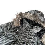 RARE Y2K FISHBONE PUFFER JACKET