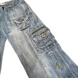 Denim Y2K Cargo Jorts