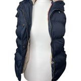 Y2K Navy Puffer Gilet