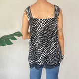 Y2K Polka Dot Mesh Cami
