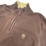 Brown Timberland 1/4 Zip