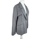 Grey Pinstripe Blazer