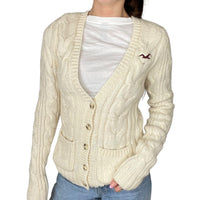 Hollister Cable Knit Cardigan