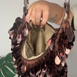 Bronze Sequin Y2K Bag