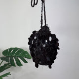 Black Sequin Mini Bag