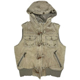 Beige Cord Gilet