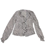 Animal Print Mesh Shirt