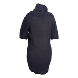Brown Cowl Neck Vintage Jumper