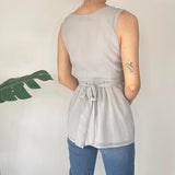 Grey Beaded Cami