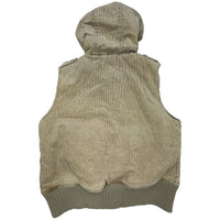 Beige Cord Gilet