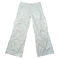 White Cargo Pants Trousers