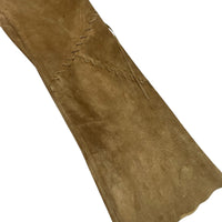 Vintage Leather Tan Trousers