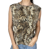 Animal Print Y2K Vest Top