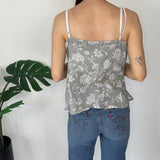 Grey Sequin Vintage Cami