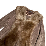 Vintage Faux Fur Cardigan
