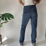 Y2K Embroidered Jeans