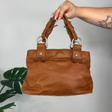 Tan Vintage Leather Handbag