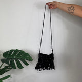 Black Sequin Mini Bag