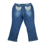 Y2K Embroidered Denim Jeans
