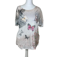 Butterfly Crochet Top