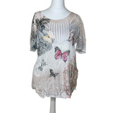 Butterfly Crochet Top