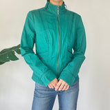 Teal Green Y2K Jacket