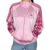 Y2K Pink Adidas Zip Up Track Jacket