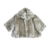 Faux Fur Cropped Coat