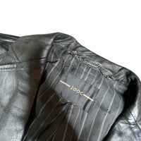 Vintage Leather Blazer Jacket