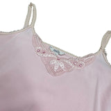 Y2K Lace Pink Cami