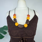 Chunky Beaded Y2K Necklace