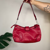 Red Y2K Buckle Mini Bag