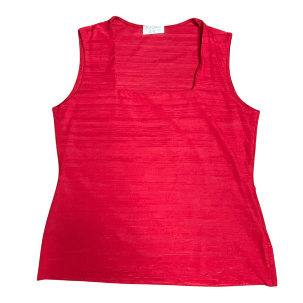 Red Y2K Top
