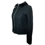 Y2K Black Zip Up