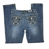 Y2K Embroidered Denim Jeans