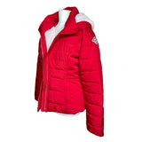 Red Hollister Puffer Coat