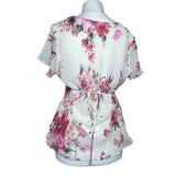 Floral Mesh Top
