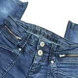 2000’s Jane Norman Low Rise Flare Lace Up Denim Jeans