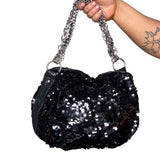 Black Sequin Bag