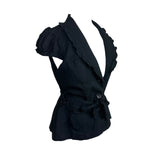 Y2K Tie Waist Top