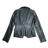 Vintage Leather Blazer Jacket